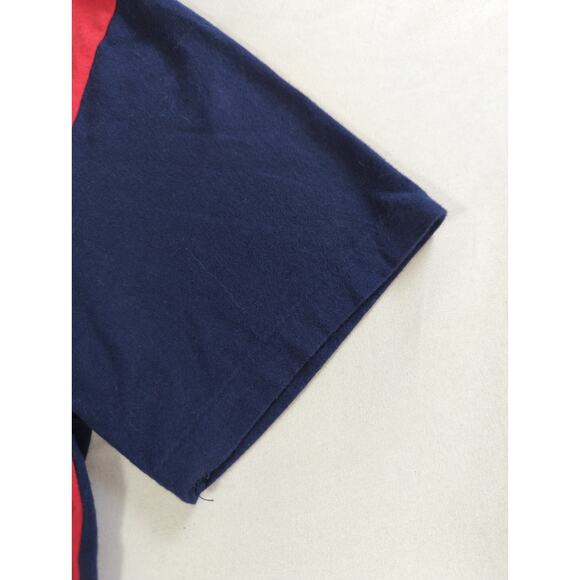 Polo Ralph Lauren Boys/Teens L (14‑16) Crest Logo T‑Shirt Red Navy Sleeve - Picture 5 of 15